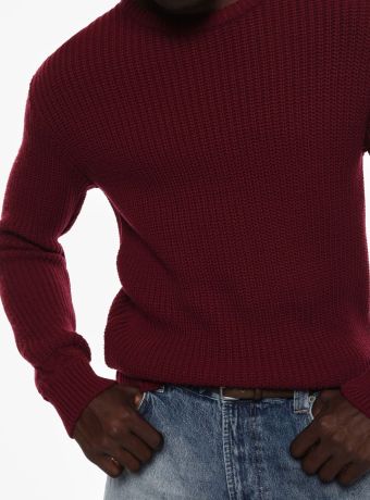 Maglione con scollo rotondo