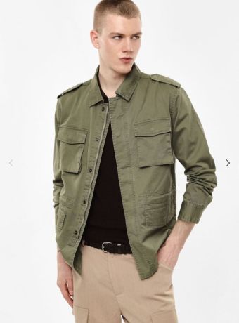 camicia con tasche