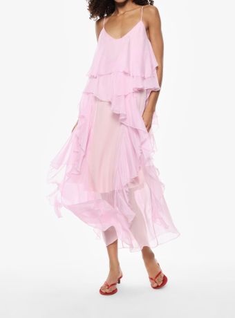 Vestito a strati con spalline sottili